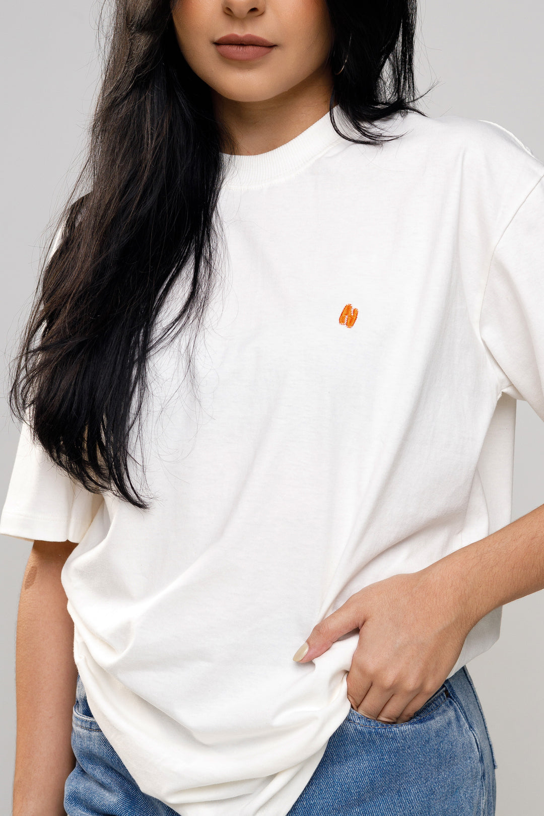 Camiseta NaTag SimpleTone - Off-White